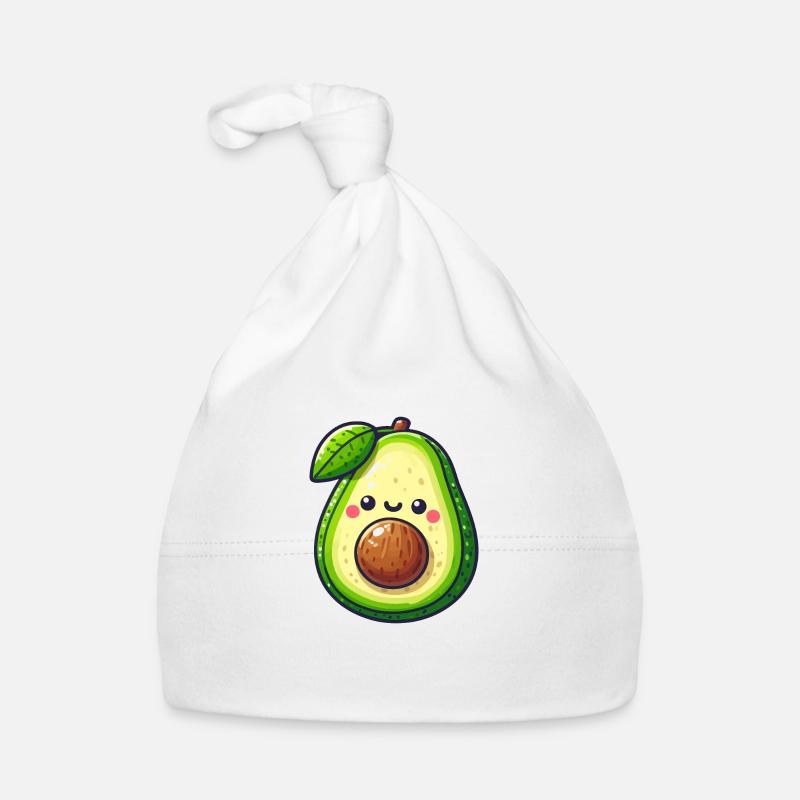 Süße Avocado Baby Bio-Mütze