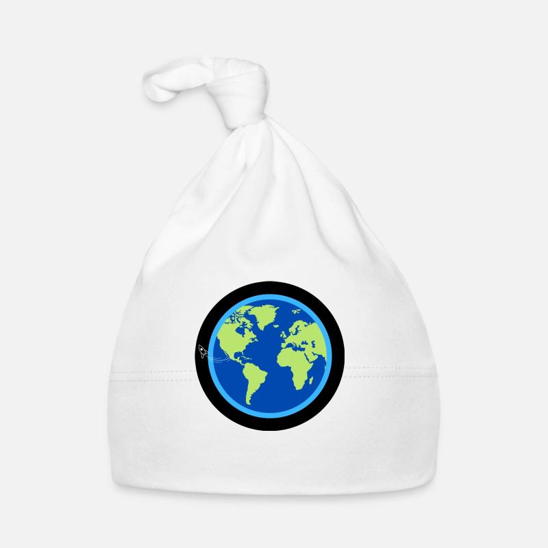 Journey into Earth Orbit Organic Baby Cap