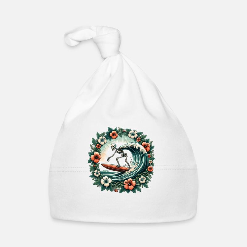 Squelette de surf Bonnet bio Bébé