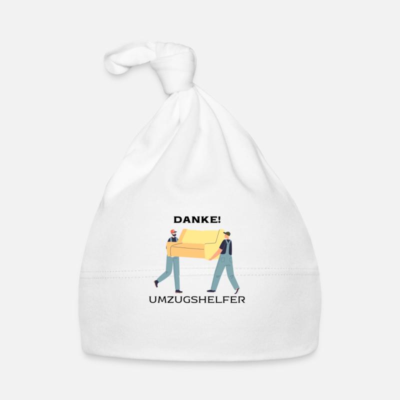 Moving - Helpers - Thank you Organic Baby Cap