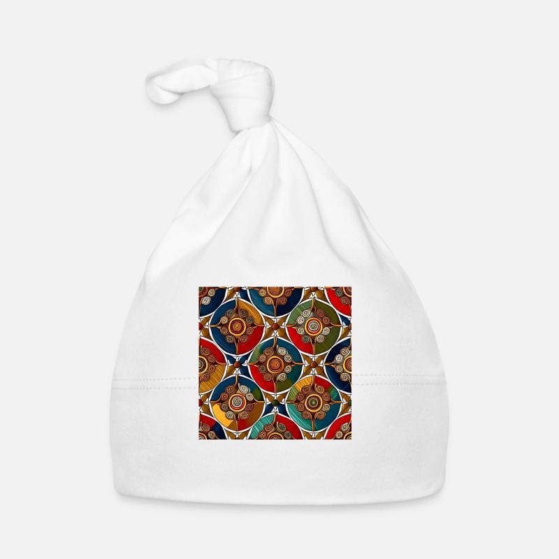 Motif Ajrakh moderne Bonnet bio Bébé