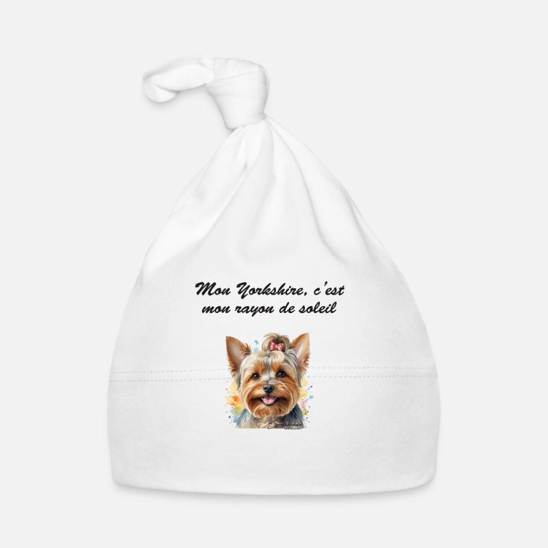 Yorkshire rayon de soleil Bonnet bio Bébé