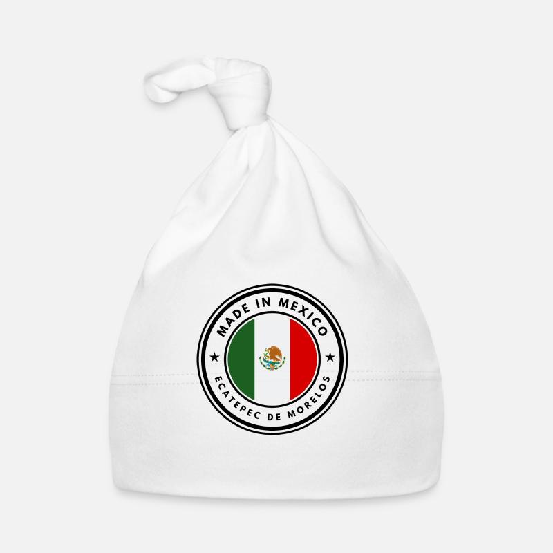 Hergestellt in Mexiko Ecatepec de Morelos Emblem Baby Bio-Mütze