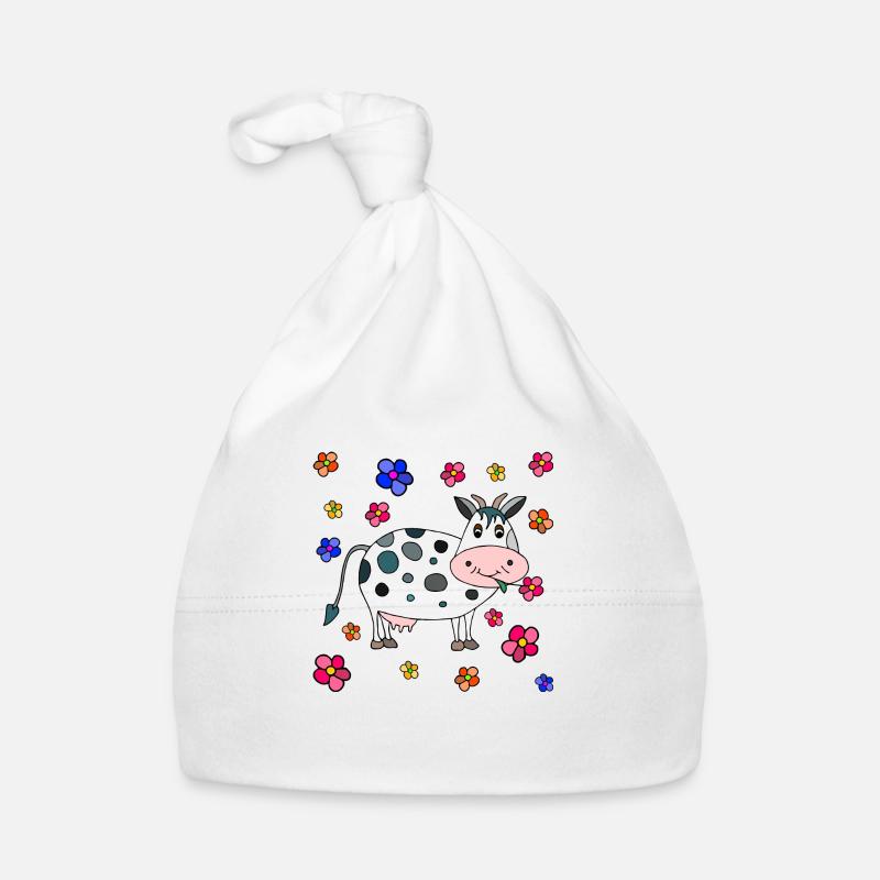 Kuh Baby Bio-Mütze