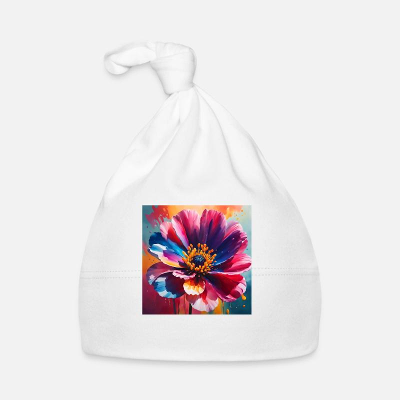 Blume Baby Bio-Mütze