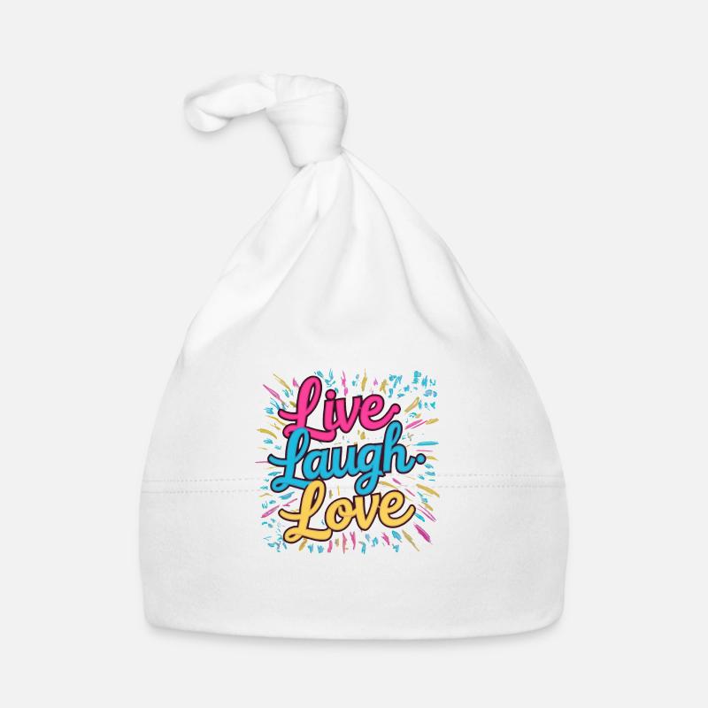 Lebe, Lachen, Liebe Baby Bio-Mütze