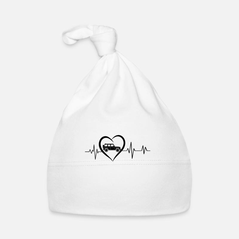 battement de cœur off road Bonnet bio Bébé