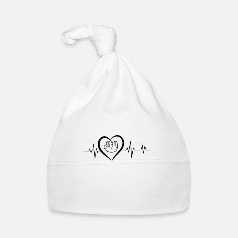 Lazy heartbeat Organic Baby Cap