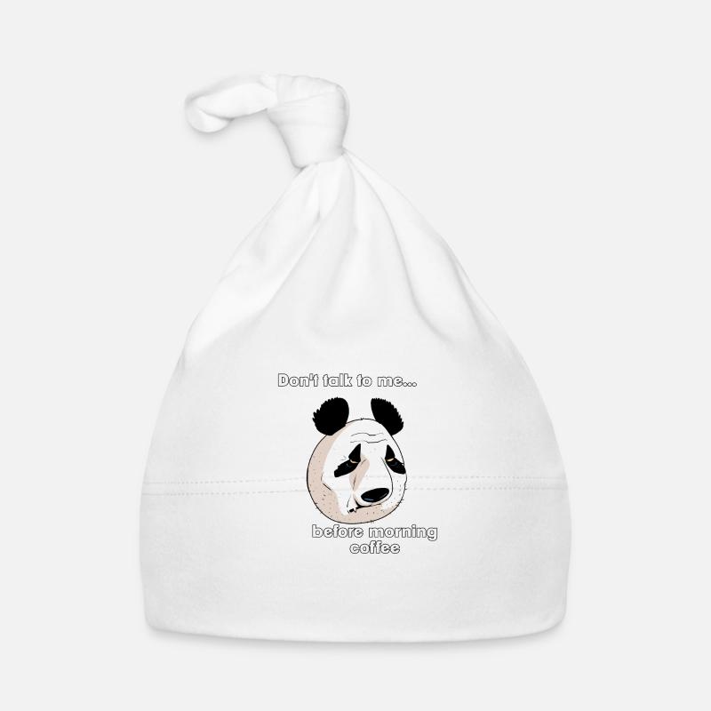 Le café du matin (version anglophone) Bonnet bio Bébé