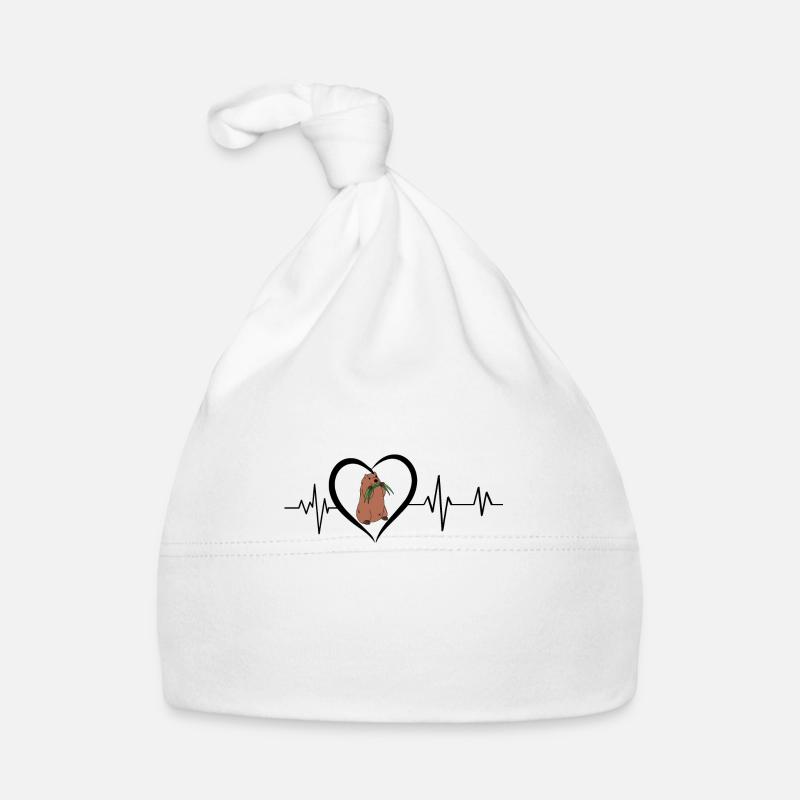 Groundhog heartbeat Organic Baby Cap