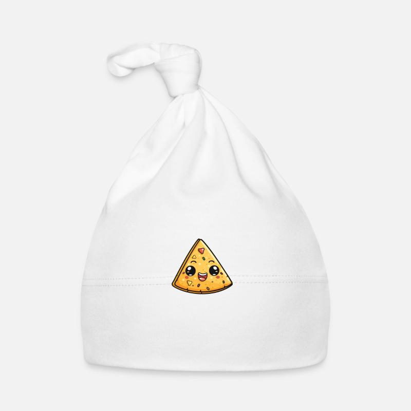 Lächelnder Nacho Chip Baby Bio-Mütze