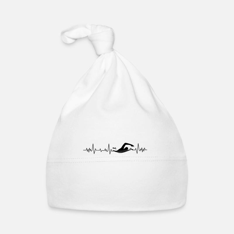 Battement de cœur natation Bonnet bio Bébé