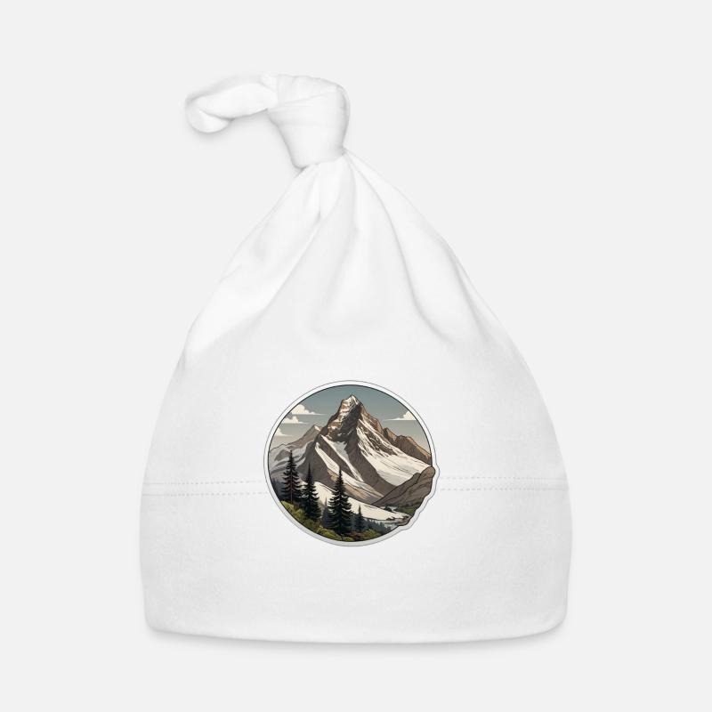 Swiss Mountains Organic Baby Cap
