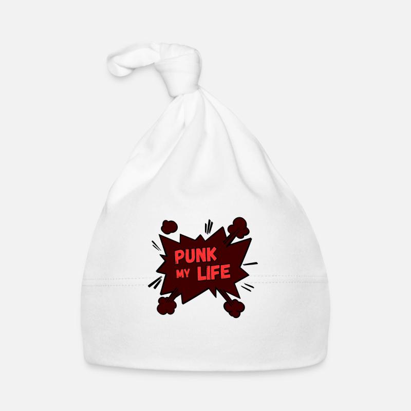 punk my life Bonnet bio Bébé