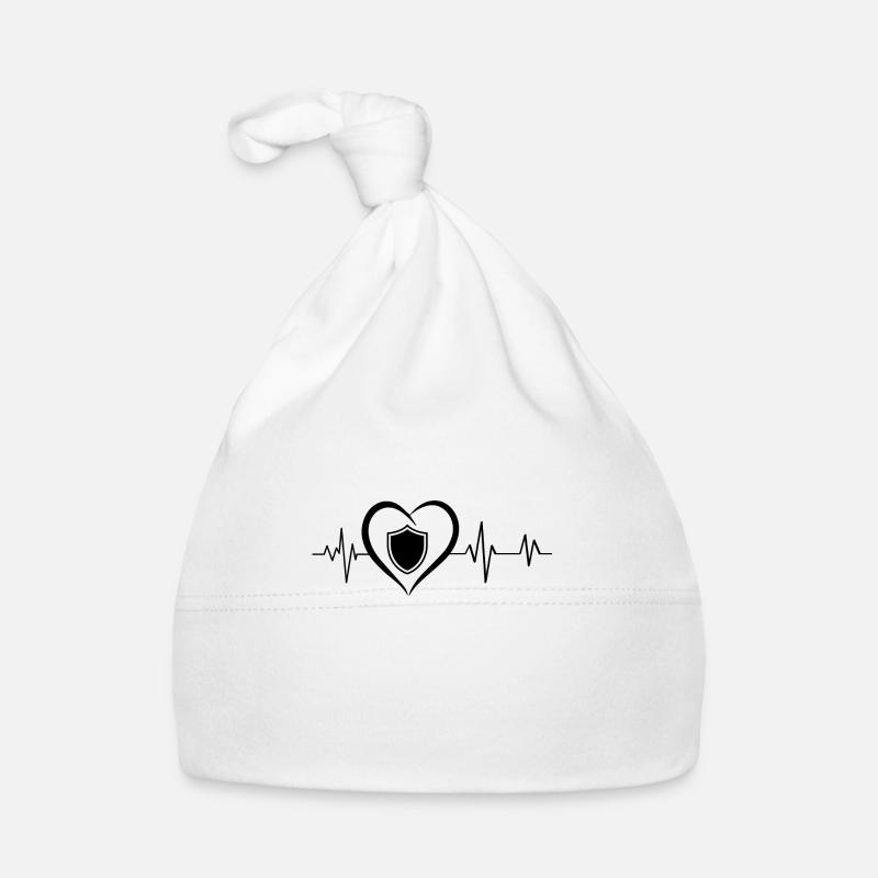 battement de cœur bouclier Bonnet bio Bébé