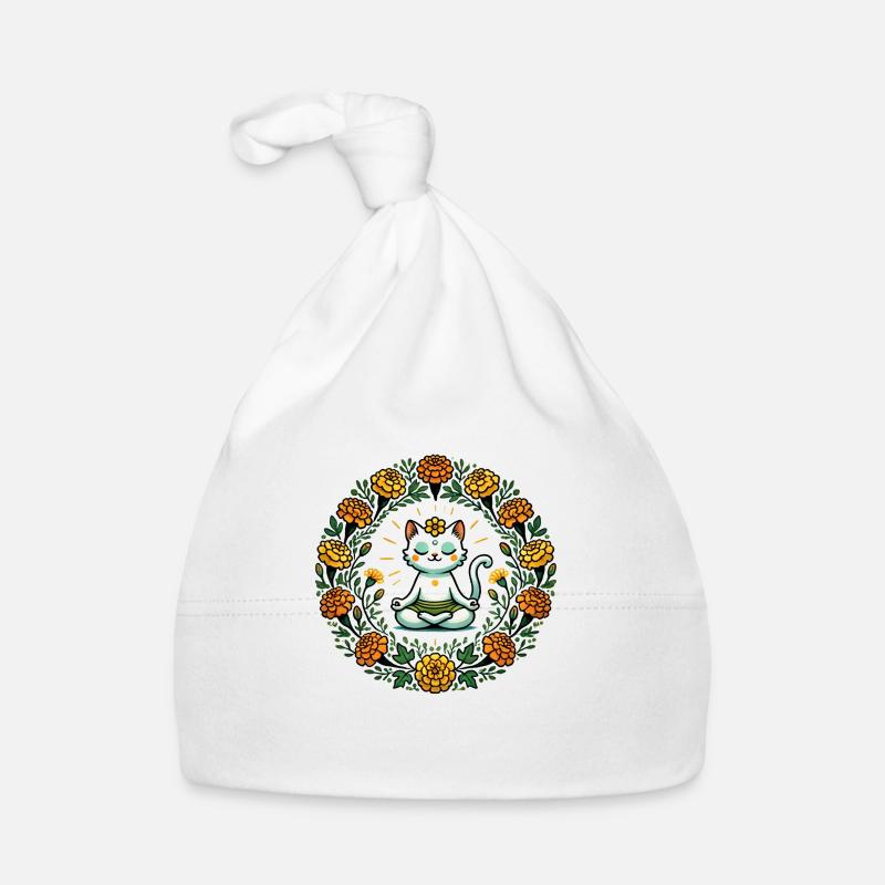 Zen-Katze Baby Bio-Mütze