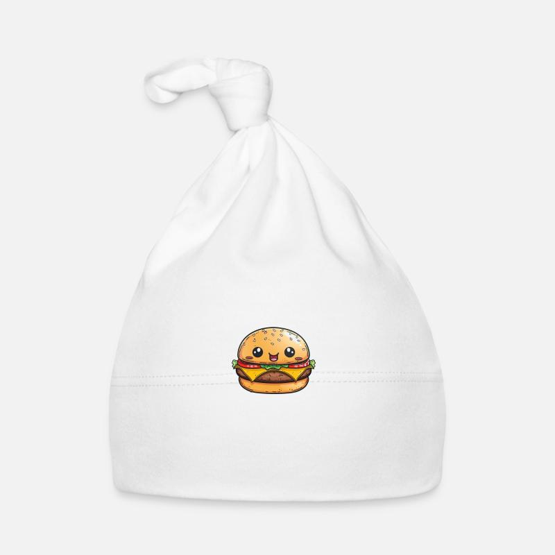 Burger avec un visage Bonnet bio Bébé