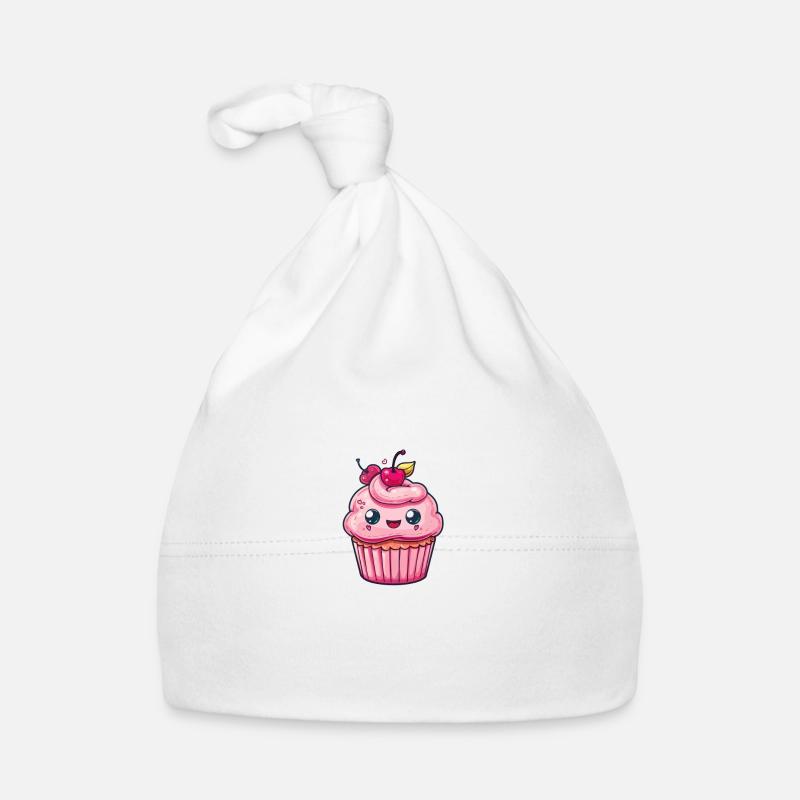 Süßes Cupcake Design Baby Bio-Mütze