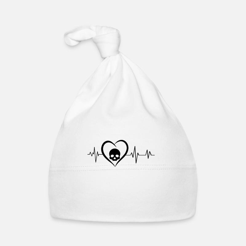 Herzschlag des Schädels Baby Bio-Mütze