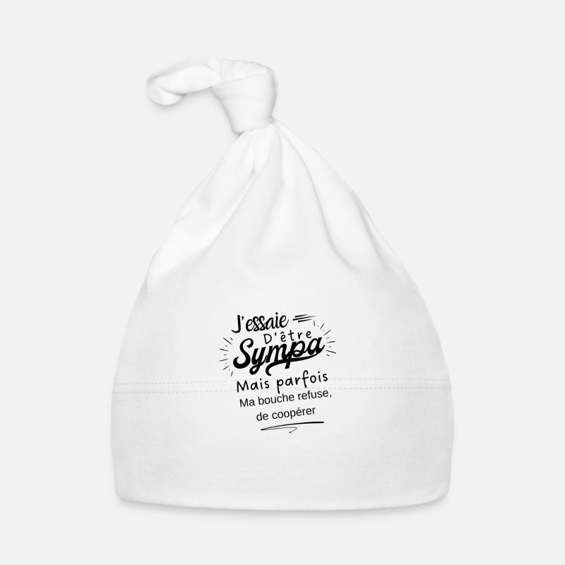 sympa mais ma bouche refuse de coopérer Bonnet bio Bébé