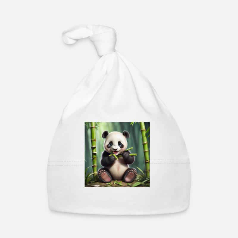 Panda Baby Bio-Mütze