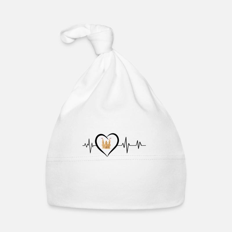 battement de cœur château de sable Bonnet bio Bébé