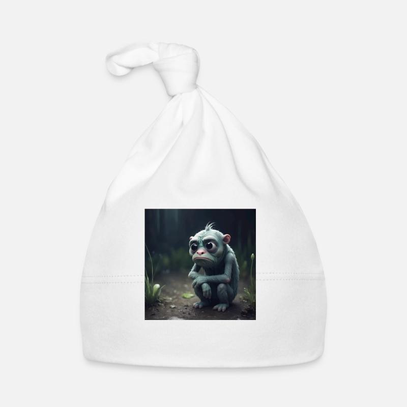 Sad creature Organic Baby Cap