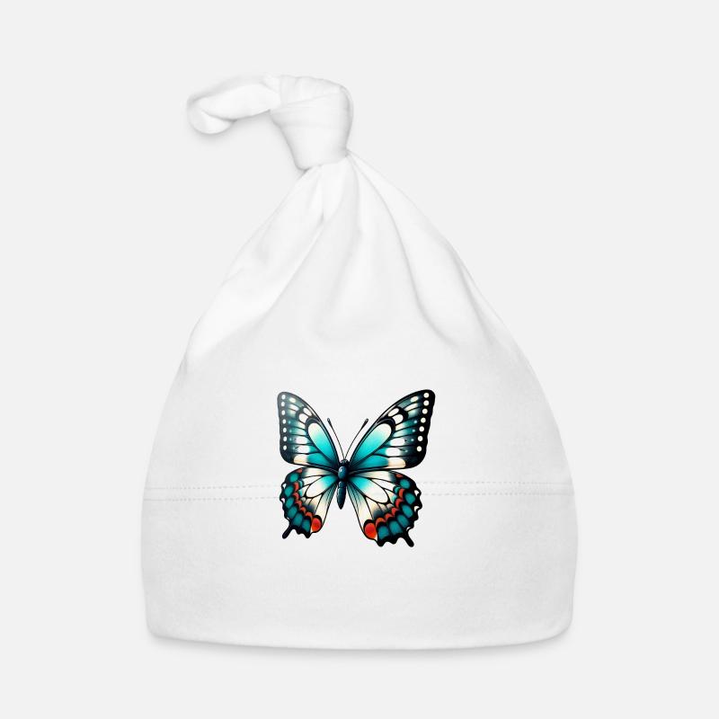 Kawaii Butterfly Organic Baby Cap