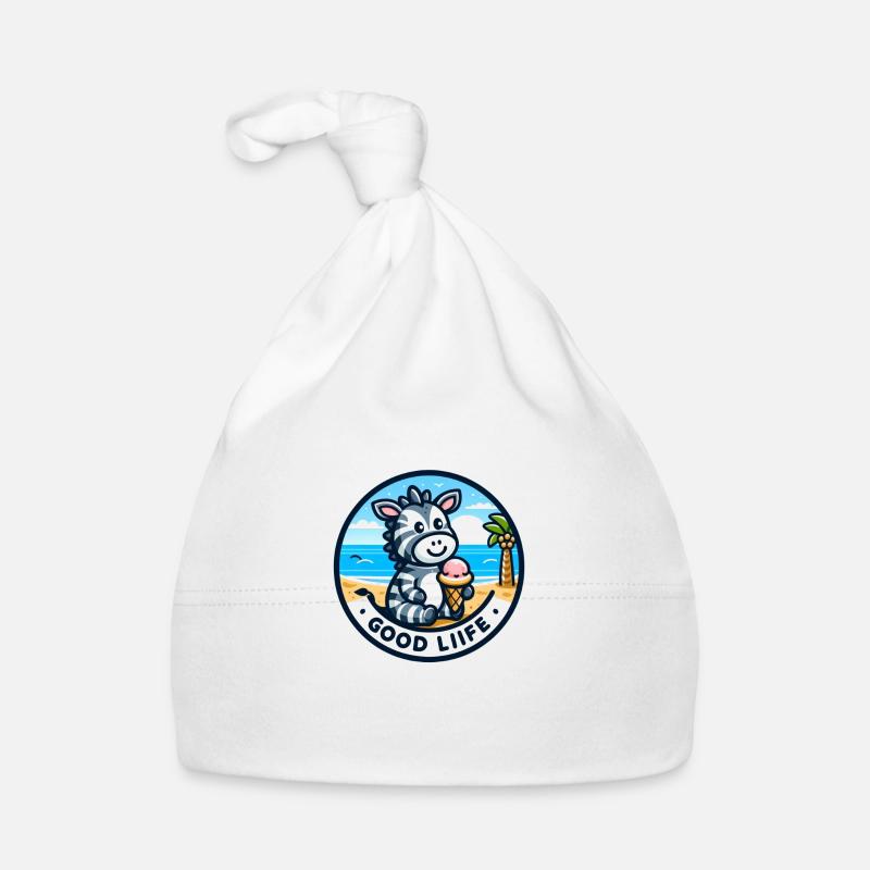 Good life - Bonnet bio Bébé - blanc