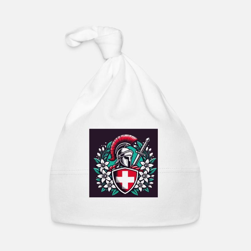 Gladiator Schweiz 5 Baby Bio-Mütze