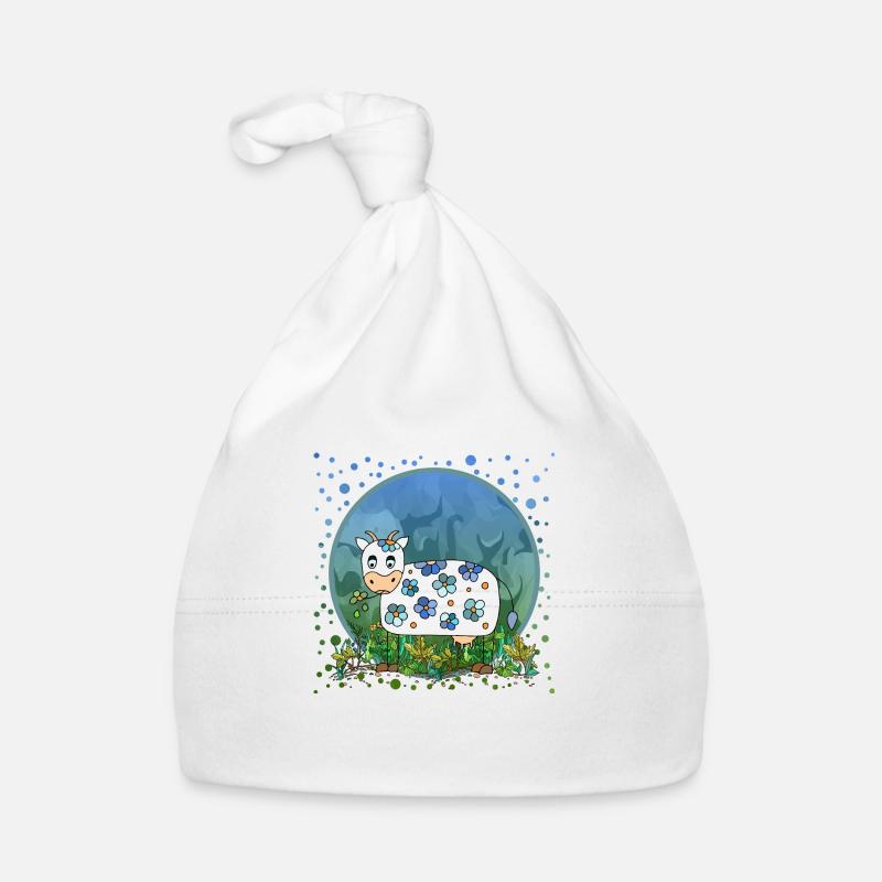 Cow Organic Baby Cap