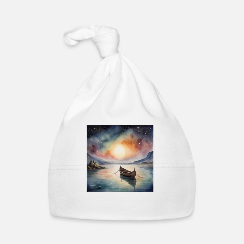 Himmlisches Boot – Eine Reise durch Zeit und Raum Baby Bio-Mütze