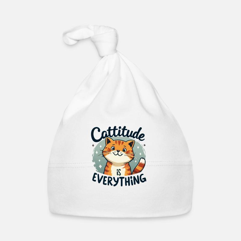 Mignon chaton mignon Bonnet bio Bébé