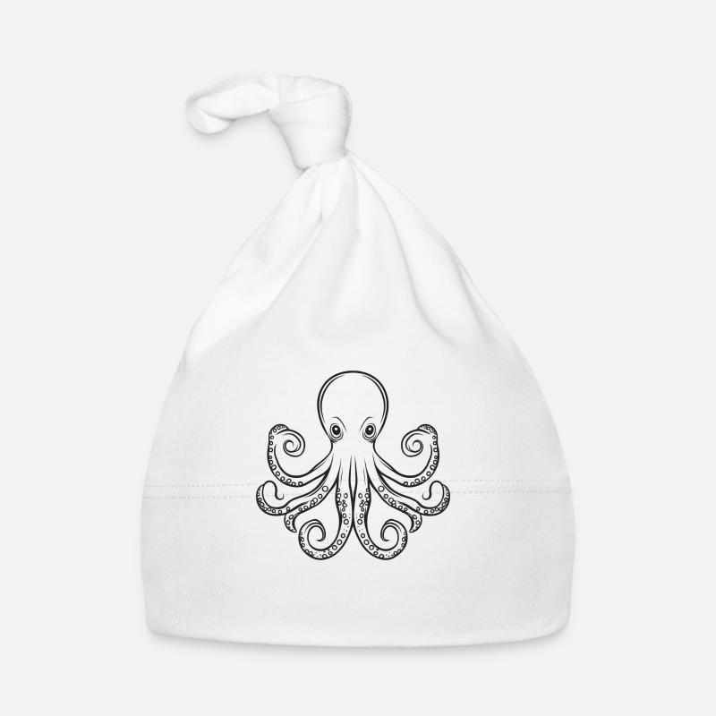 Octopus Organic Baby Cap