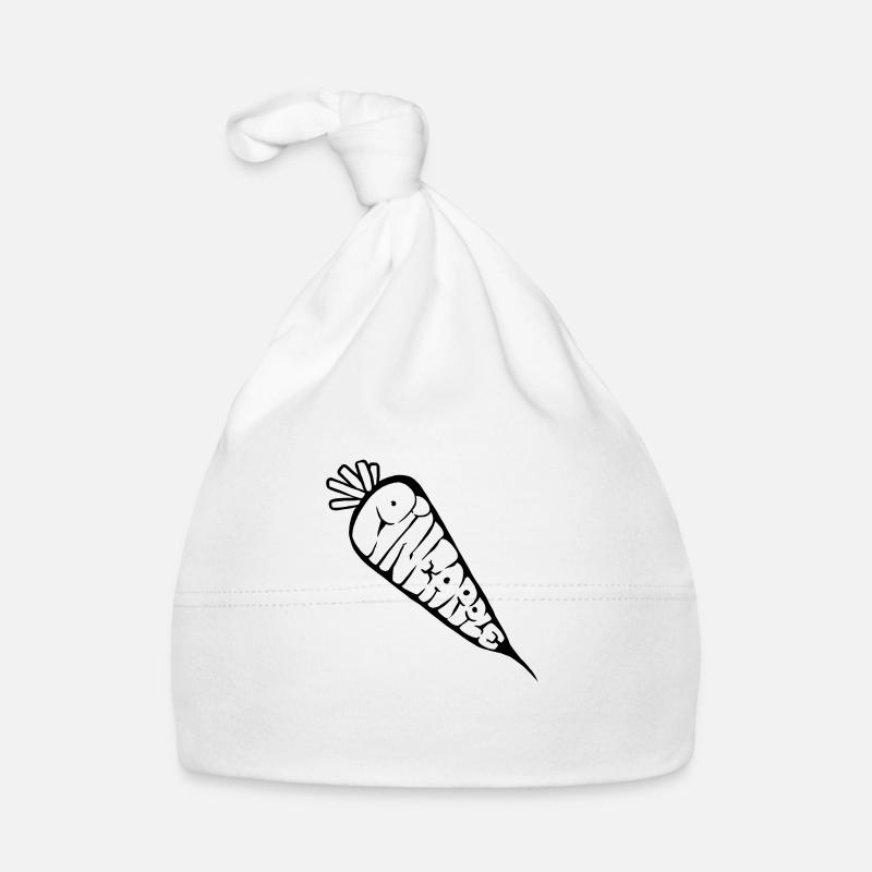 Karotte Ananas Graff (Schablone) Baby Bio-Mütze