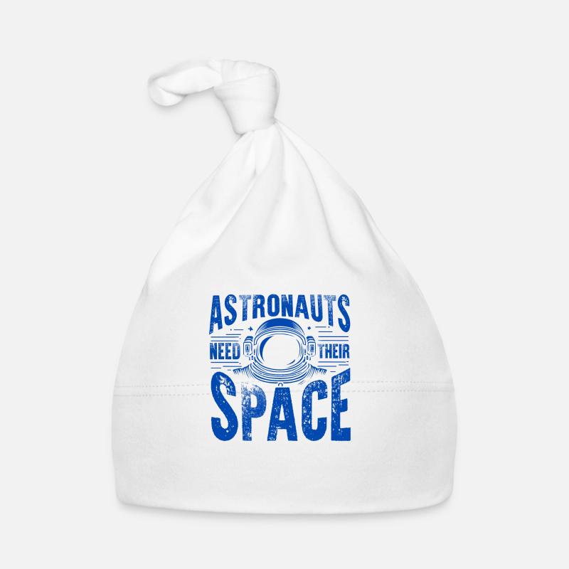 Astronauts Need Their Space Organic Baby Cap