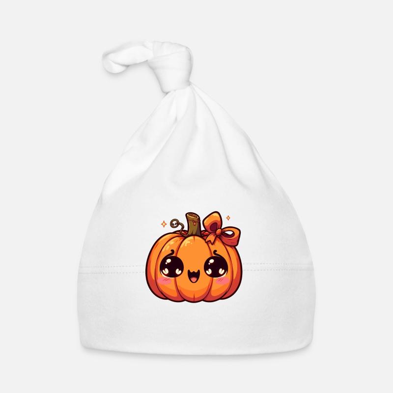 Citrouille Kawaii Bonnet bio Bébé