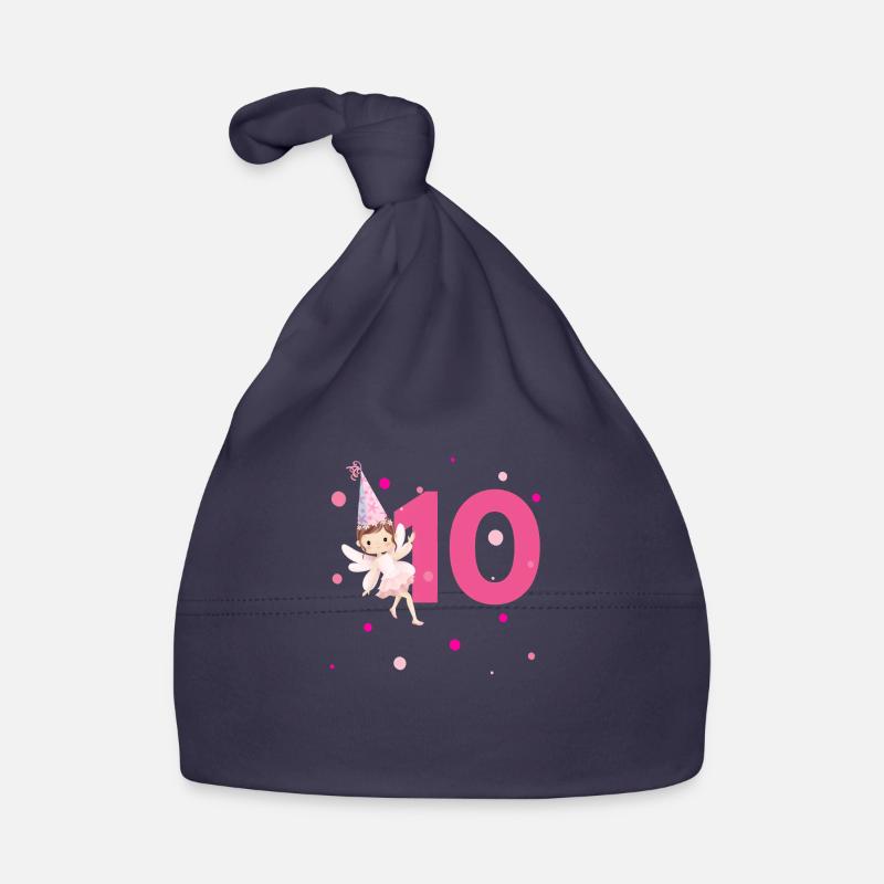 10e anniversaire fée rose Bonnet bio Bébé