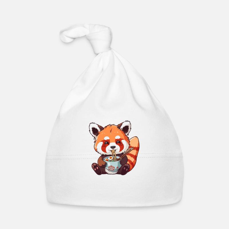 Red Panda Petit Panda Ramen Bonnet bio Bébé