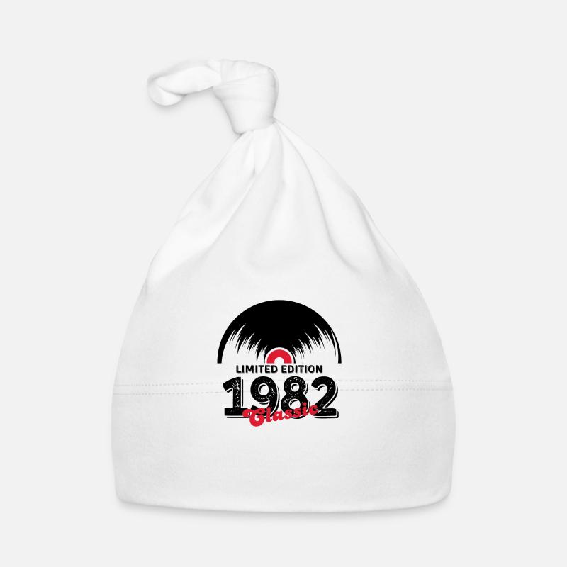 Limited edition 1982 Classic vinyle - Bonnet bio Bébé - blanc