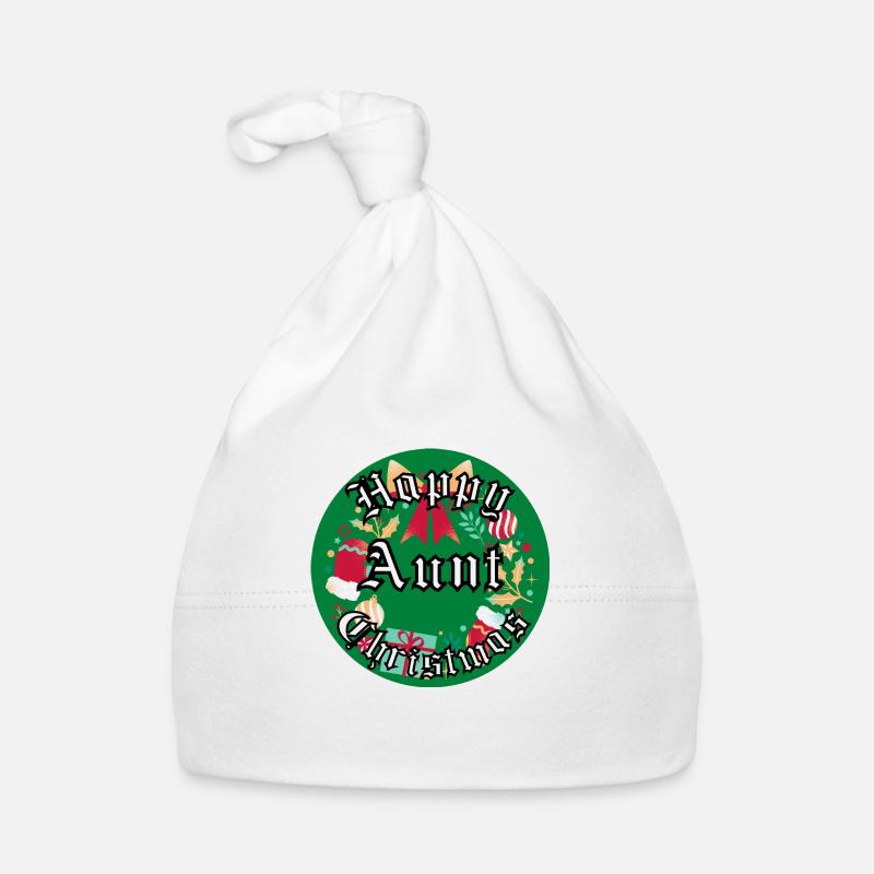 Frohe Weihnachten Tante Baby Bio-Mütze