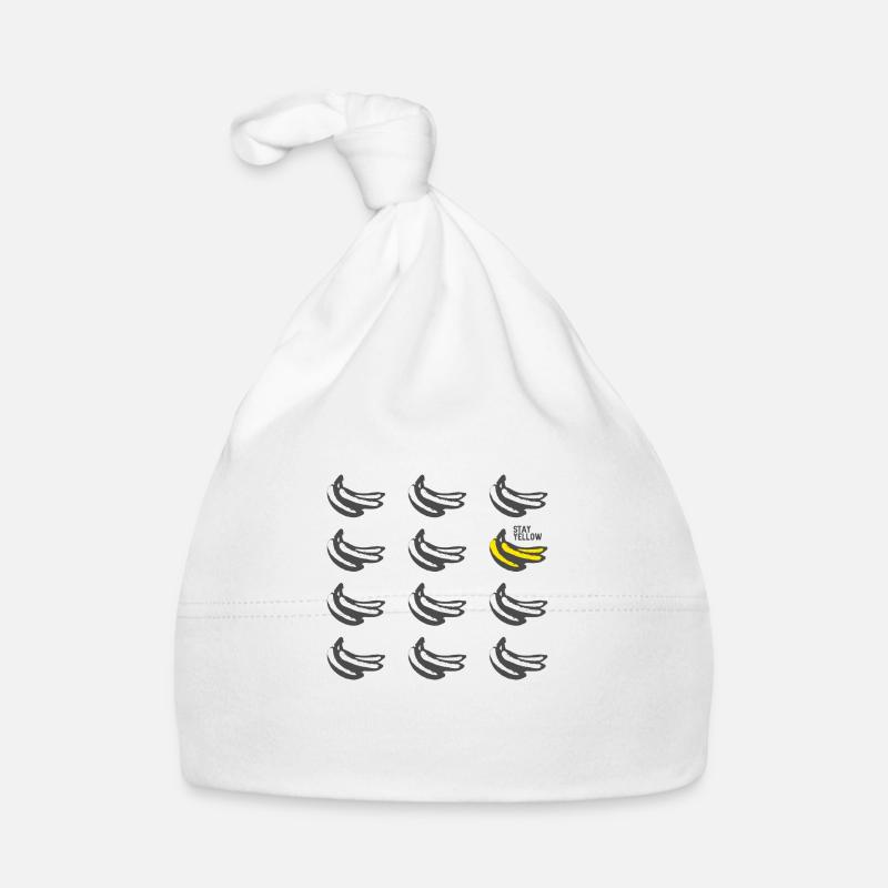 Style banane - Restez jaune Bonnet bio Bébé