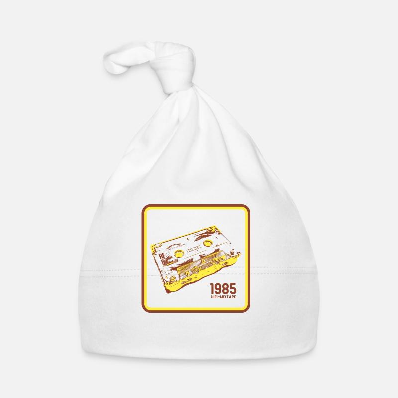 Cassette Rétro Love - Version Jaune Bonnet bio Bébé