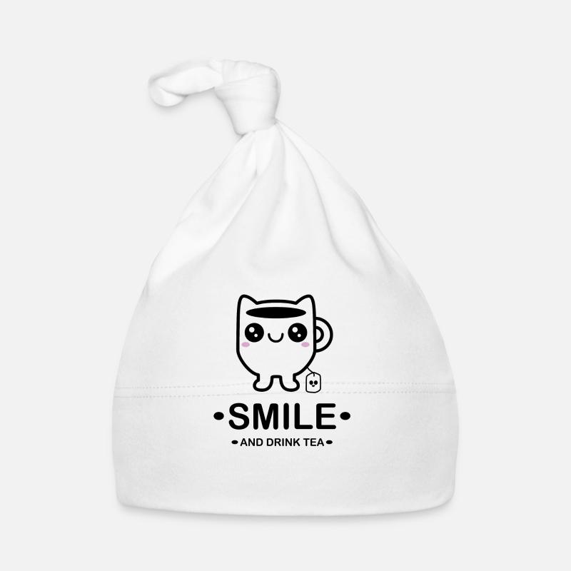 Design "Simple Smirk" Baby Bio-Mütze
