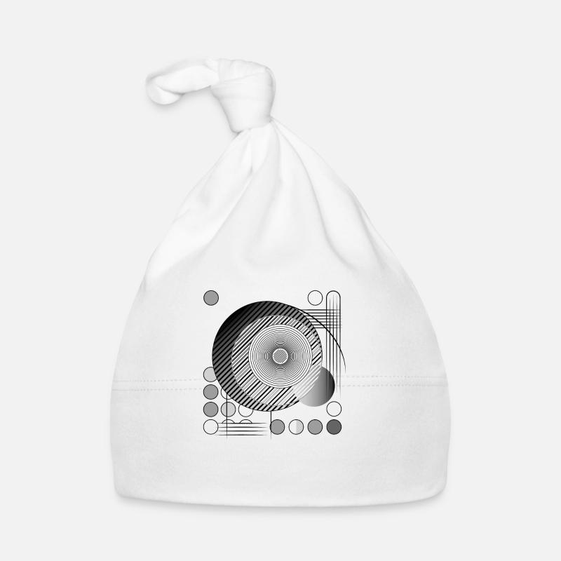 Design "Threads of Perception" - Baby Bio-Mütze - Weiß