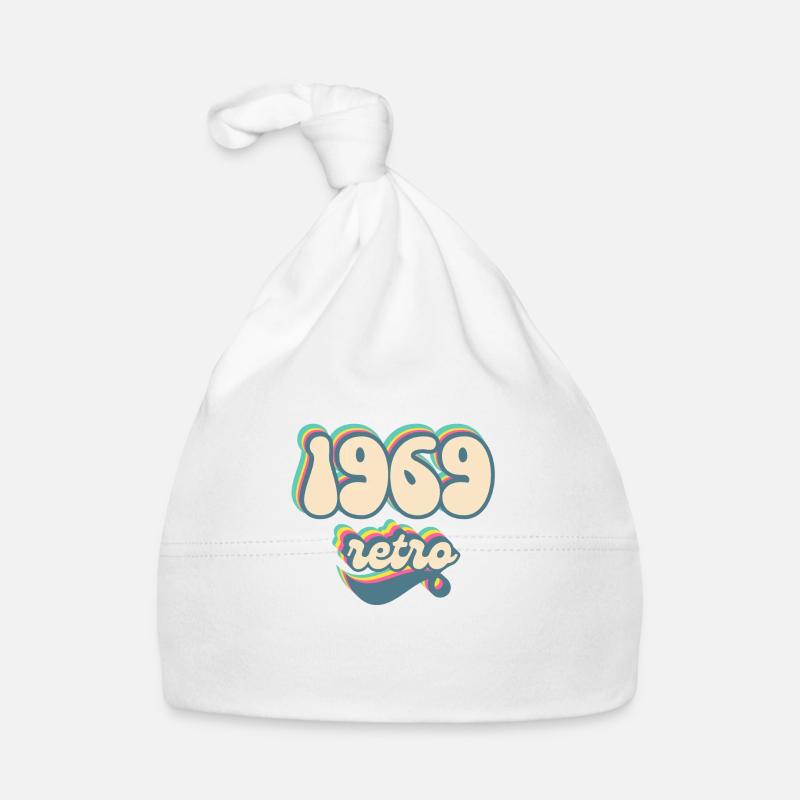 1969 Retro Geschenkidee Baby Bio-Mütze
