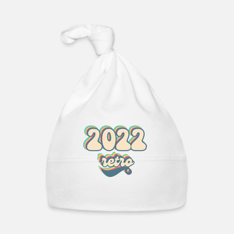 Retro-Geschenkidee 2022 Baby Bio-Mütze