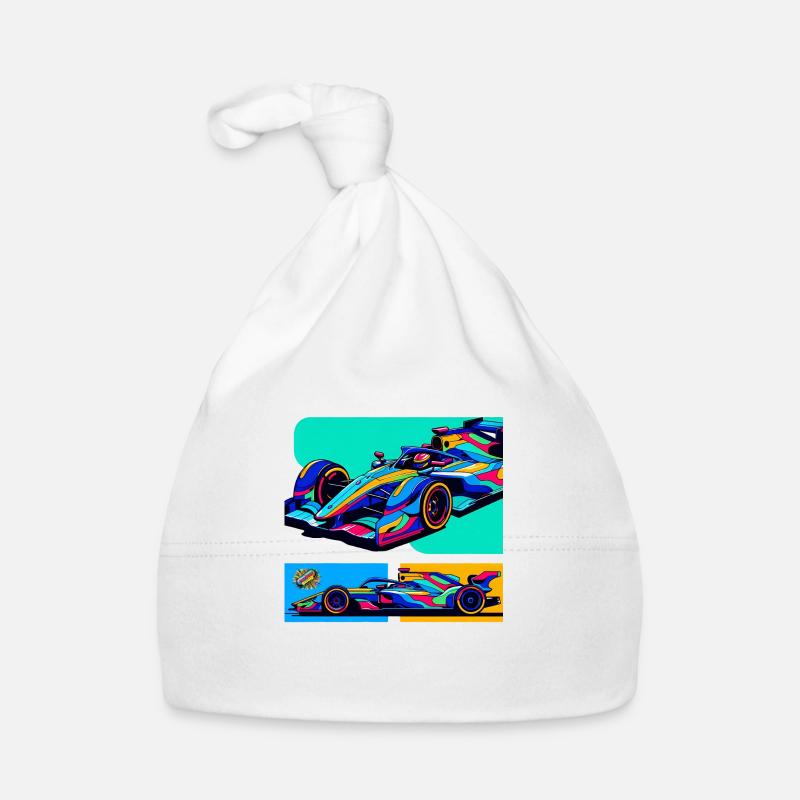 Formule Car Popart Bonnet bio Bébé