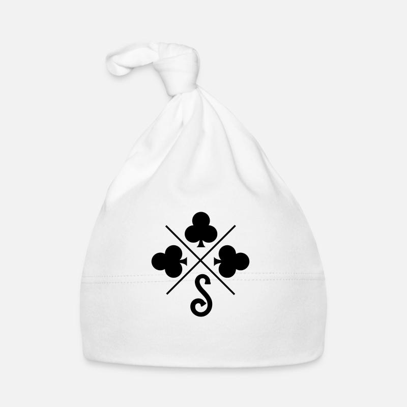 Glücksklee-Buchstabe Baby Bio-Mütze