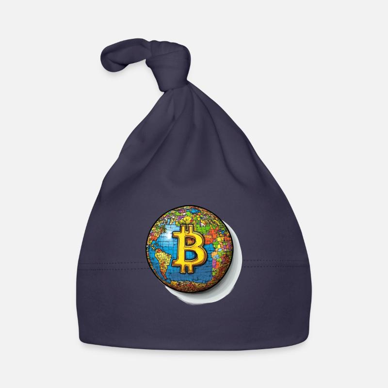 Bitcoin Global: The currency without borders! Organic Baby Cap